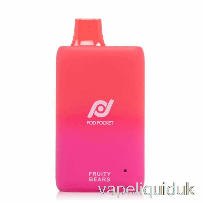 Pod Pocket 7500 0% Zero Nicotine Disposable Fruity Bears Vape Liquid